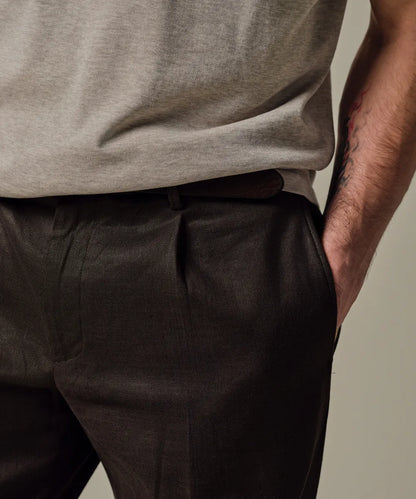 PROFUOMO LUXURY LINEN TROUSERS