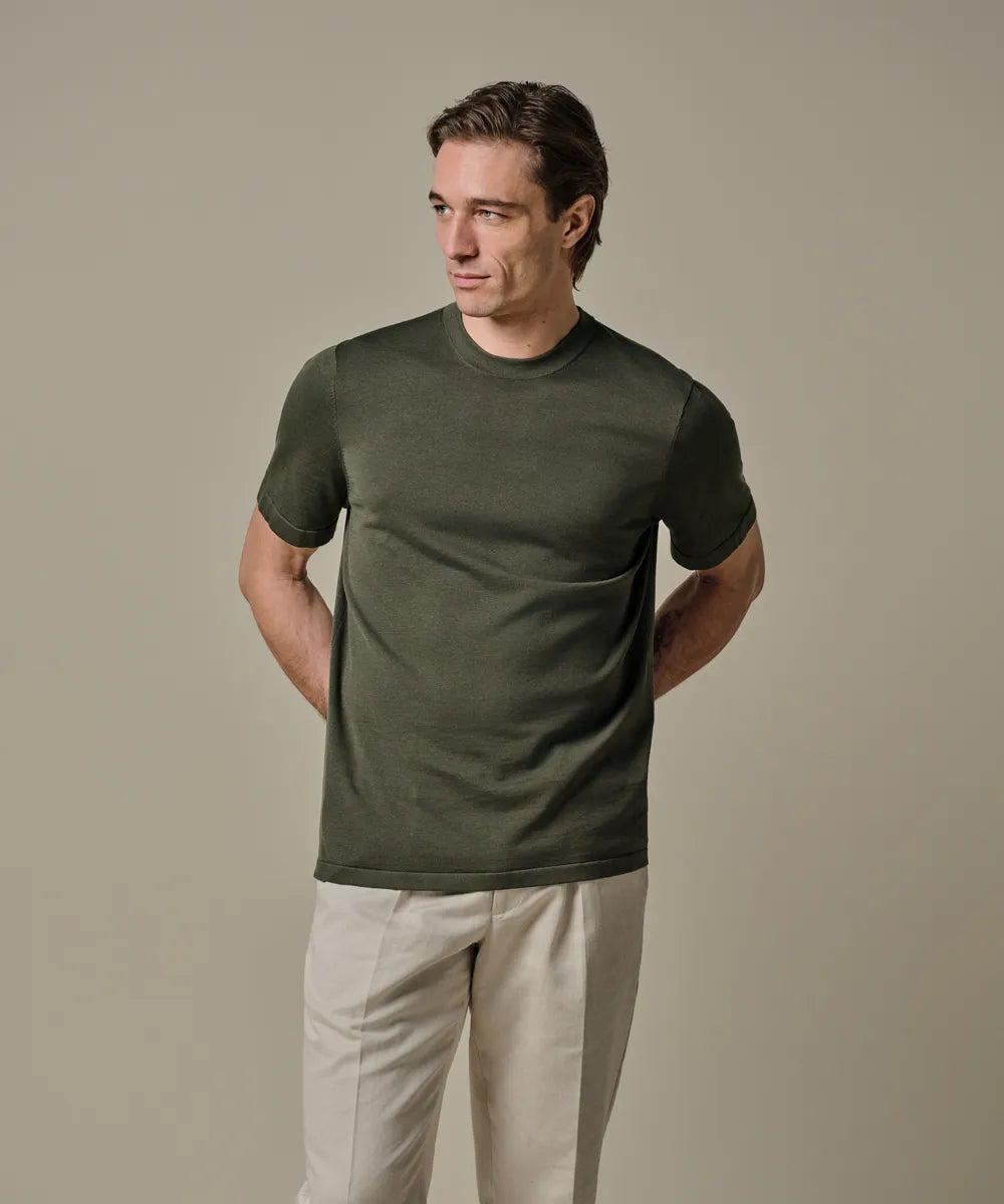 PROFUOMO LUXURY KNIT TEE