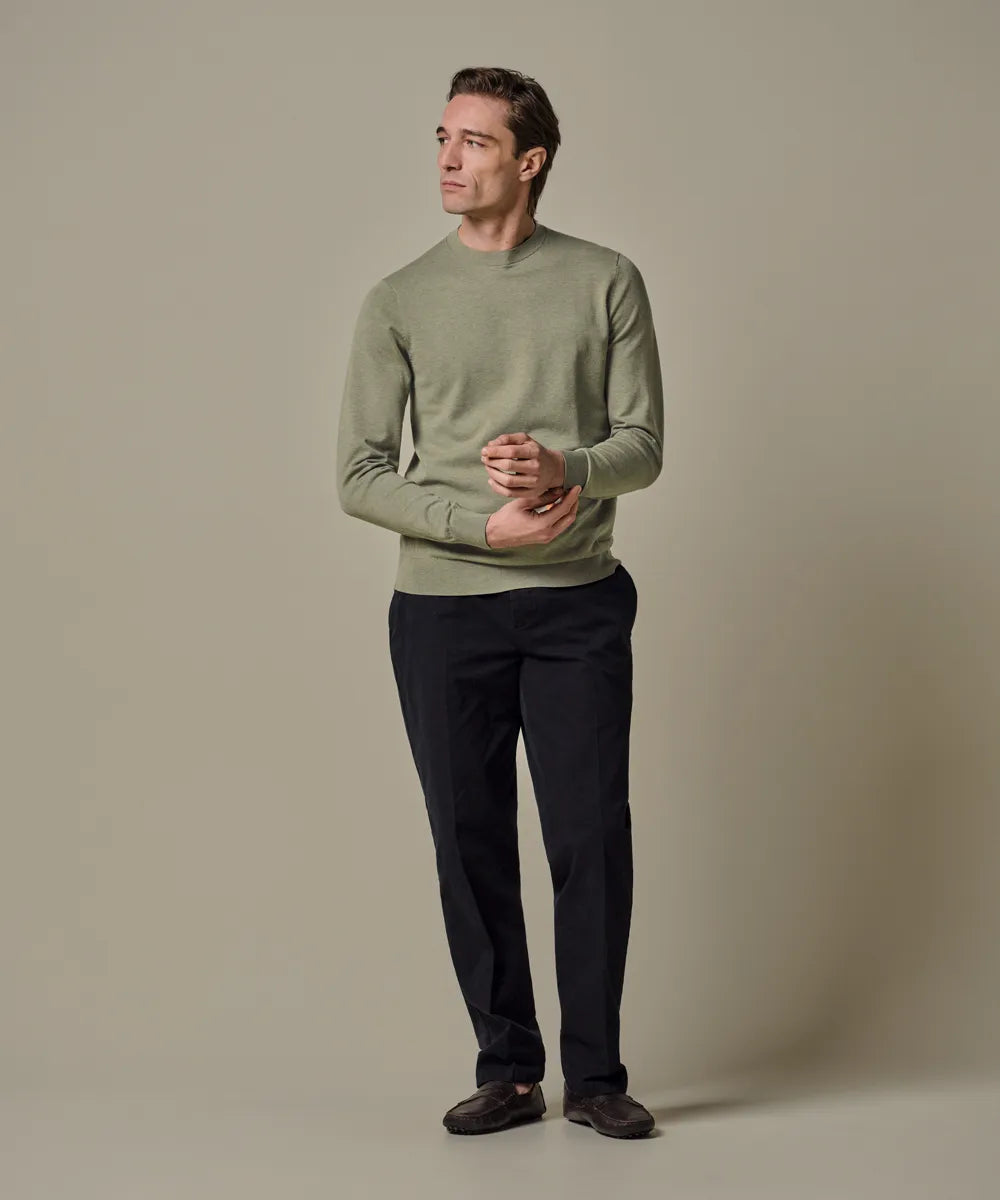 PROFUOMO COTTON SILK PULLOVER