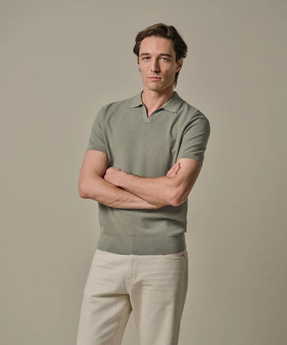 PROFUOMO LUXURY COTTON SILK RIVA POLO