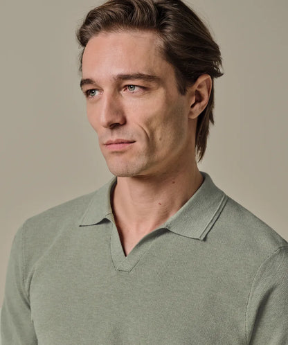 PROFUOMO LUXURY COTTON SILK RIVA POLO