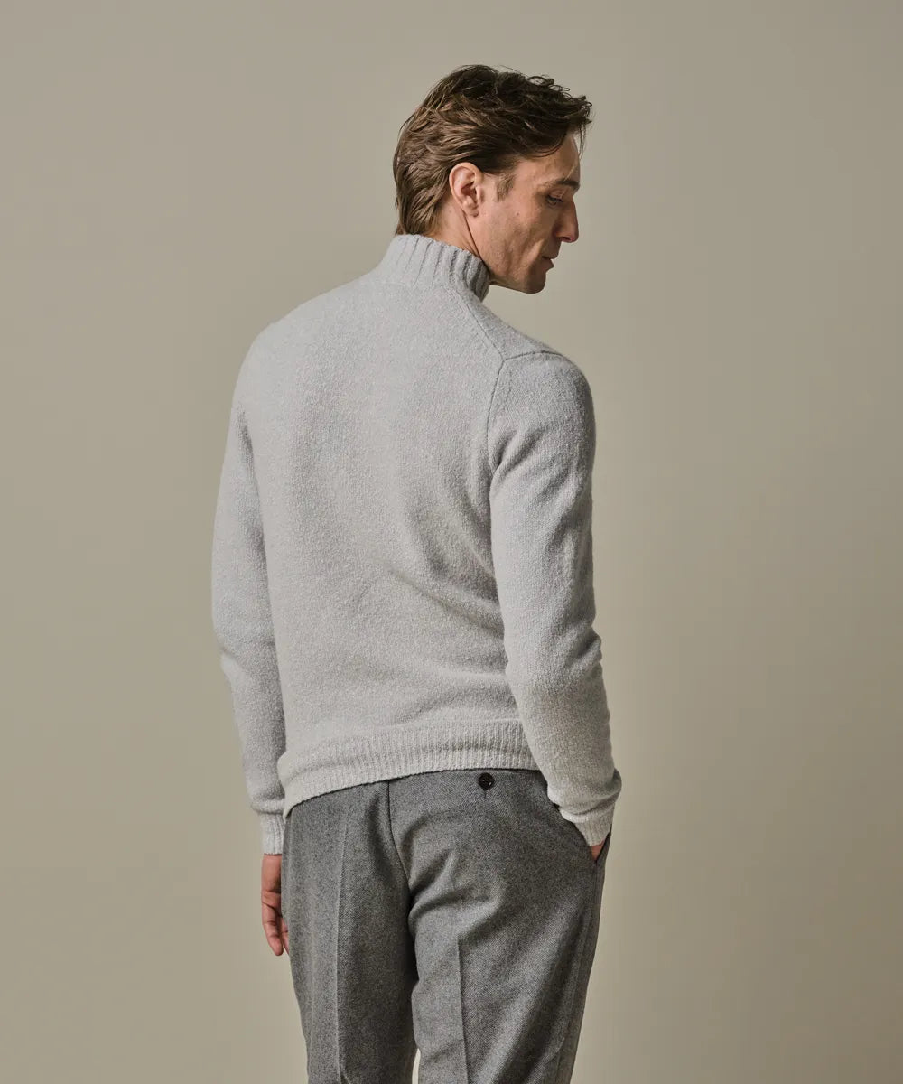 PROFUOMO MOCK NECK PULLOVER