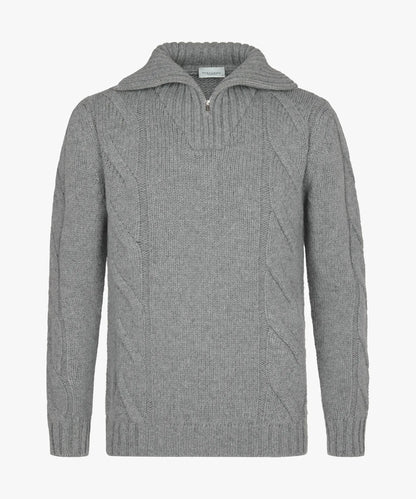 PROFUOMO CABLE HALF ZIP
