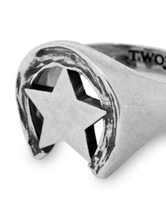 TWO JEYS STAR RING