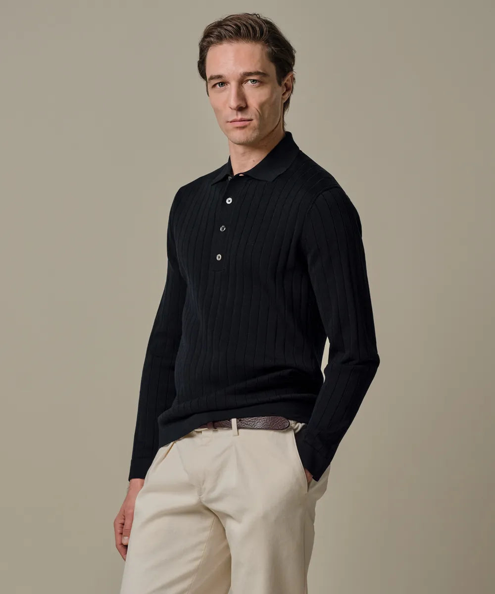 PROFUOMO LUXURY KNIT POLO