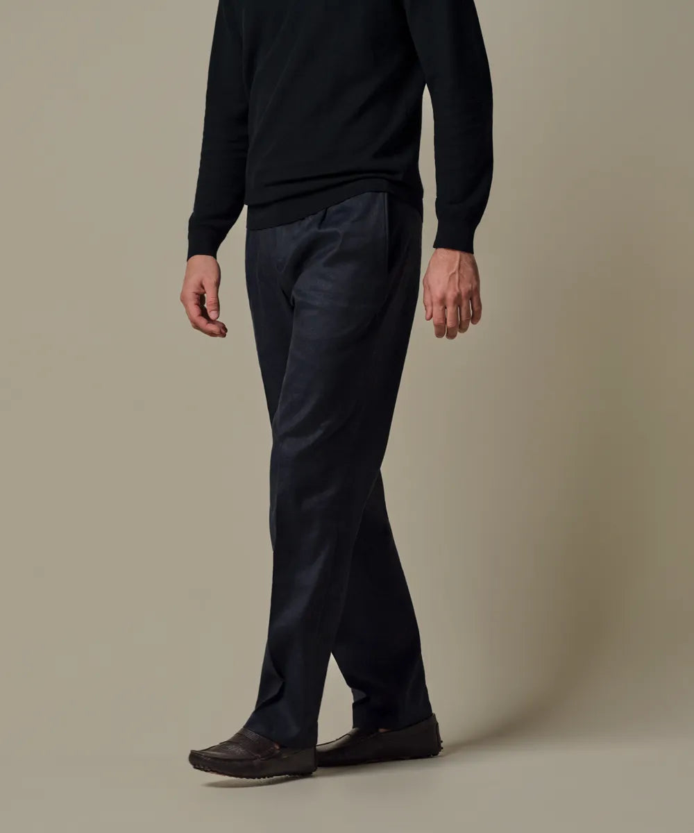 PROFUOMO LUXURY LINEN TROUSERS