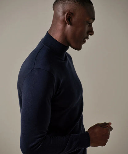 PROFUOMO MERINO MOCK NECK