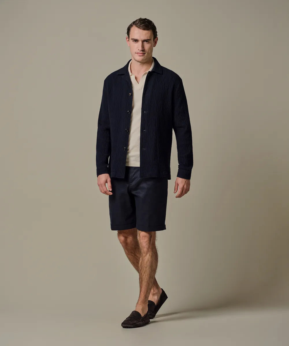 PROFUOMO SEERSUCKER OVERSHIRT