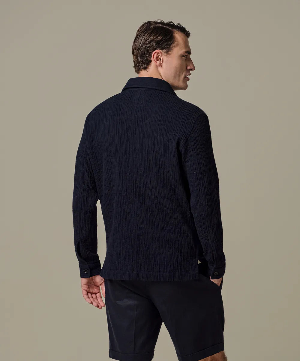 PROFUOMO SEERSUCKER OVERSHIRT