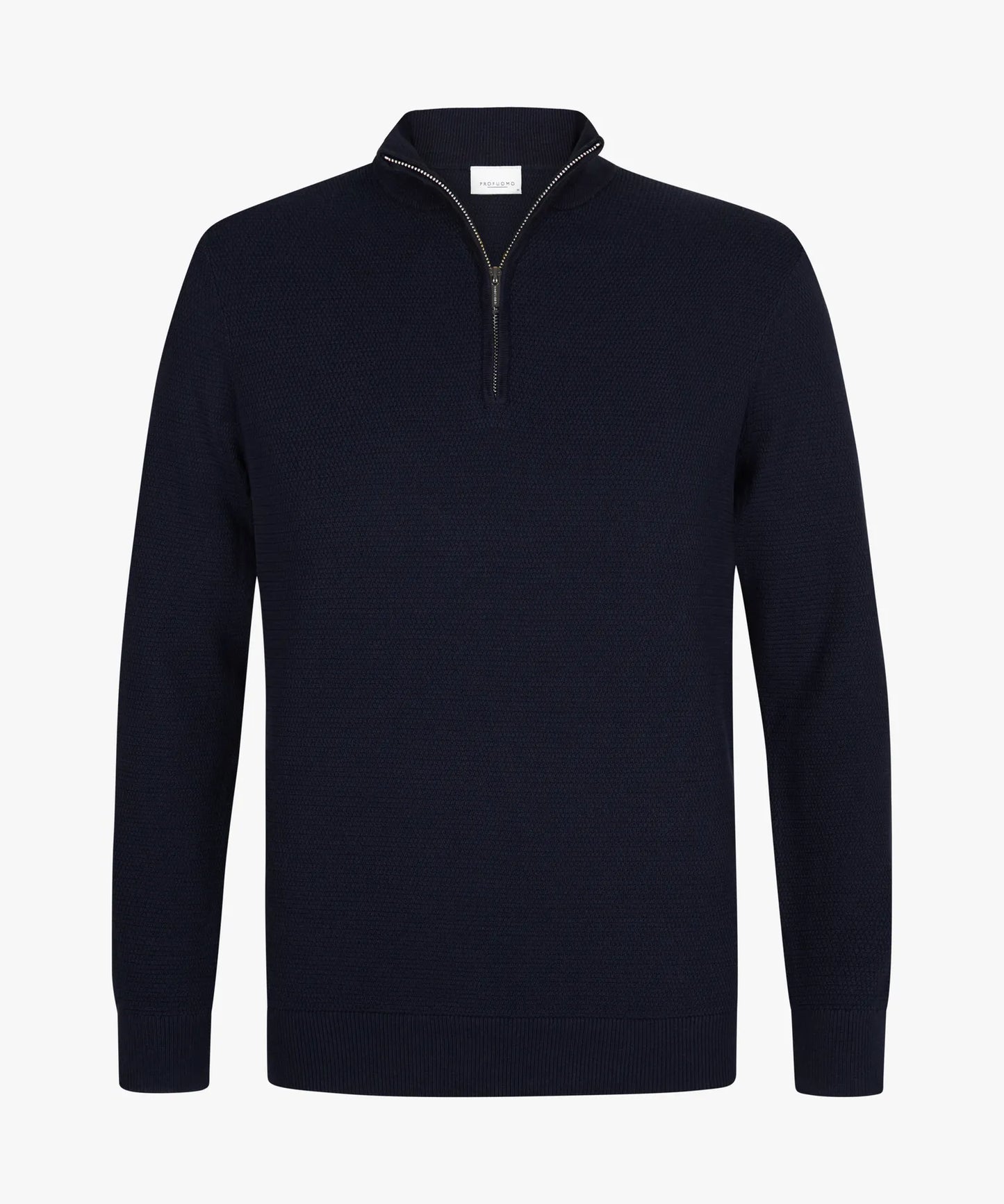 PROFUOMO STRUCTURED HALF ZIP PULLOVER