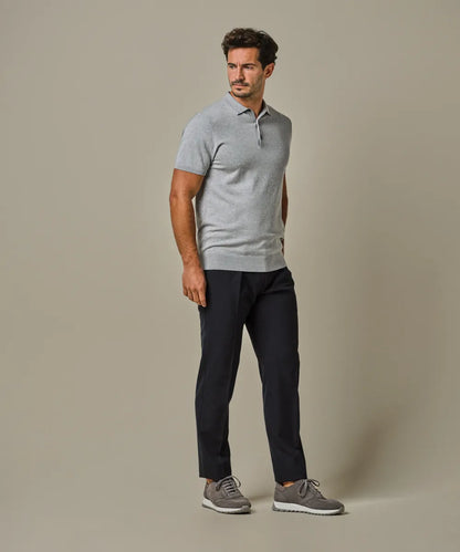 PROFUOMO NAVY TECH STRETCH PANTS