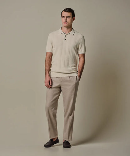 PROFUOMO LUXURY COTTON LINEN POLO