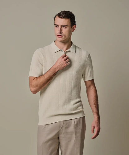PROFUOMO LUXURY COTTON LINEN POLO