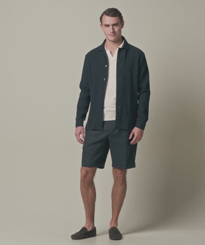 PROFUOMO SEERSUCKER OVERSHIRT