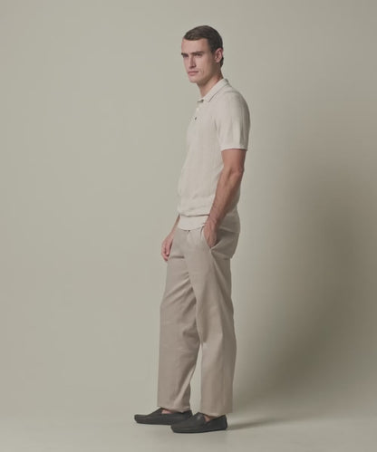 PROFUOMO LUXURY COTTON LINEN POLO