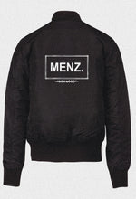 Load image into Gallery viewer, MENZ. &quot;BOX LOGO&quot; BOMBER JACKET
