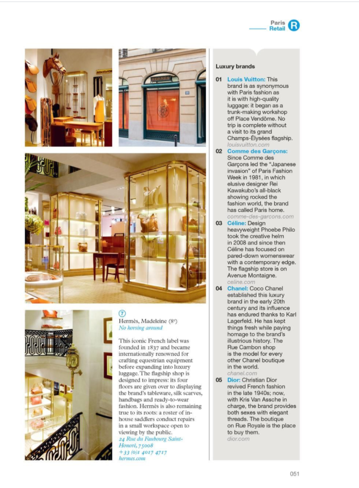 PARIS MONOCLE TRAVEL GUIDE